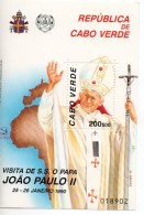 Visita Di SS Papa Giovanni Paolo II A Capo Verde - Cape Verde