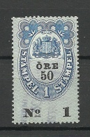 SCHWEDEN Sweden Alte Stempelmarke - Revenue Stamps