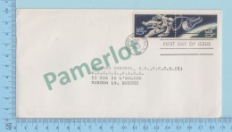 USA FDC PPJ - Gemini 4 Over Earth  - CoverKennedy Center FL. 1967 On A USA  2 X 5¢ - Amérique Du Nord