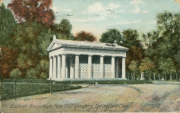 US SPRINGFIELD / Bushnell Mausoleum, Fern Cliff Cemetery / CARTE COULEUR - Springfield – Illinois