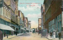 USA SAINT JOSEPH / Felix Street Looking East From 5th Avenue / CARTE COULEUR GLACEE - St Joseph