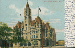 USA SAINT LOUIS / Post Office / CARTE COULEUR - St Paul