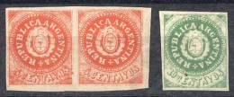 Lange Reprints, Pair Of 5c. And 10c. - Neufs