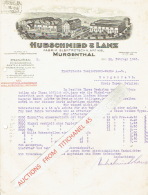 Lettre Illustrée 1935 MURGENTHAL - HUBSCHMIED & LANZ - Fabrik Elektrotechn. Artikel - Schweiz