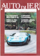 AUTO DI IERI - N.6 ANNO I - Motori