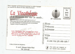 Cp , Carte Com. , Publicité , NOUVELLE CALEDONIE , NOUMEA , LA VINOTHEQUE , Vins ,   2 Scans - Advertising