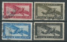 Indochine Poste Aérienne N° 8-10-10A-11  Obl. - Luftpost