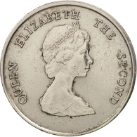 Monnaie, Etats Des Caraibes Orientales, Elizabeth II, 25 Cents, 1989, TTB+ - East Caribbean States