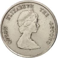 Monnaie, Etats Des Caraibes Orientales, Elizabeth II, 25 Cents, 1989, TTB+ - Caraïbes Orientales (Etats Des)