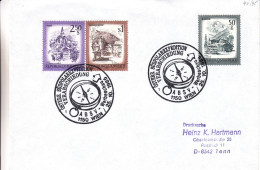 Philatélie Polaire - Autriche - Lettre De 1985 - Oblitération Österr Sudpolarexpedition Verabschiedung - Wien -boussolle - Antarctic Expeditions