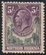 1925-29 5s Slate-grey & Lilac, SG 14, Mint, Fresh For More Images, Please Visit... - Rhodesia Del Nord (...-1963)