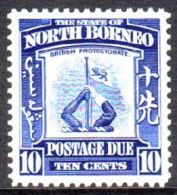 POST DUE 1939 10c Blue, SG D89, VFM For More Images, Please Visit... - Borneo Del Nord (...-1963)