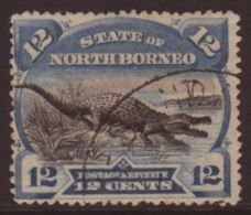 1894 12c Crocodile SG 75a, Vf Cds Used. For More Images, Please Visit... - Borneo Del Nord (...-1963)