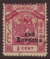 1886 ½c Magenta "and Revenue" Opt,SG 14,mint,small Ink Spots For More Images, Please Visit... - Borneo Del Nord (...-1963)