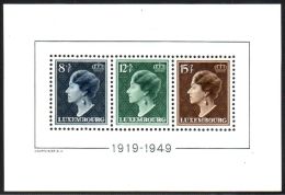 1949 Grand Duchess Mini-sheet, Mi Bl 7, SG MS524a, Vf NHM For More Images, Please Visit... - Altri & Non Classificati