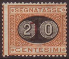 POST DUE 1890 "20" On 1c (Sass 18, SG D48) Fine Mint. For More Images, Please Visit... - Non Classificati