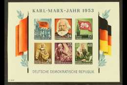 1953 Imperf Karl Marx M/sheet, Wmk YII, Mi Block 8, Nhm For More Images, Please Visit... - Altri & Non Classificati
