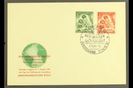 1951 Stamp Day (Mi 80/81) VF Illustrated & Unaddressed FDC. For More Images, Please Visit... - Altri & Non Classificati