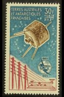 FSAT 1965 30fr ITU Centenary, Yv 9, Vf NHM. For More Images, Please Visit... - Altri & Non Classificati