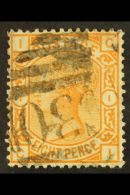 USED ABROAD - VALPARAISO (CHILE) 1876 8d Orange, SG Z77, Fine Used With "C30" Cancel. For More Images, Please... - Altri & Non Classificati