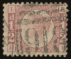 1870 ½d Rose-red Plate 9, SG 48, Fine Used With Both Plate Numbers Clear, Full Perfs & Fresh Original... - Altri & Non Classificati
