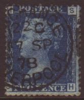 1858-79 2d Deep Blue, Plate 15, SG 47, Very Fine Used With Neat LIVERPOOL EXCHANGE Fully Dated Cds Cancel. For... - Altri & Non Classificati