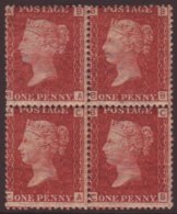 1858-79 1d Rose Red SG 43, Plate 151 Fine Mint Block Of Four, With Two Being Never Hinged Mint. For More Images,... - Altri & Non Classificati