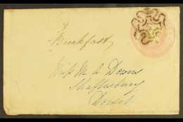 1844 (3 May) 1d Postal Stationery Envelope Addressed To Dorset With "5" In Maltese Cross Cancel. For More Images,... - Altri & Non Classificati