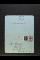 1918 LETTER CARD GENUINE USE Of 1d Letter Card, Uprated With KGV 1½d Slate, Interesting Message Written In... - Samoa