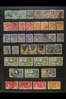 1925-52 USED ASSEMBLY A Lightly Duplicated Range With Postmark Interest With KGV Values To 2s6d & KGVI ... - Rhodesia Del Nord (...-1963)
