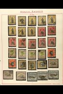 1894-95 USED COLLECTION On Album Pages With Most Stamps Being Fine Postally Used With Cds Postmarks, Includes 1894... - Borneo Del Nord (...-1963)