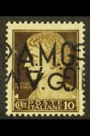 AMG - VENEZIA GIULIA 1945-47 10c Brown With "A.M.G./V.G." Overprint Variety " DOUBLE, ONE INVERTED", Sass 1f, Very... - Non Classificati