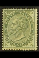1863 5c Greenish Grey, London Printing, Sass L16, Superb Well Centered Mint Og. Signed Both A And E Diena. Rare... - Non Classificati