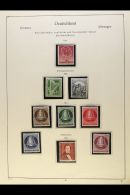 1950-1971 COMPLETE SUPERB NEVER HINGED MINT COLLECTION In Hingeless Mounts On Leaves, All Different, Inc 1950 ERP... - Altri & Non Classificati