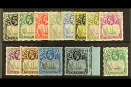 1924 Badge Of St Helena Set Complete Incl 1d Shade, SG 10/20 Plus 11d, Very Fine And Fresh Mint. The 3s Is NHM.... - Ascensione