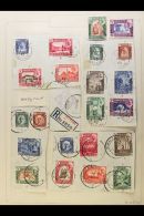 1937-1949 FINE USED COLLECTION On Leaves, Inc Mostly All Different, Inc 1939-48 Set, Kathiri 1942 Set Mostly On... - Aden (1854-1963)