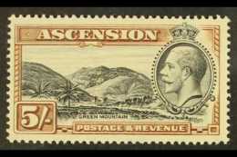 1934 5s Black & Brown, SG 30, Fine Mint For More Images, Please Visit... - Ascensione