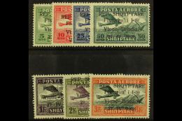 1928 Vlone-Brindisi Air Set , Mi 162/8,vf Mint. Expertised. (7) For More Images, Please Visit... - Albania