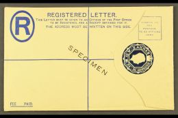 KGVI 3a Registered Envelope Overprinted "SPECIMEN" VF Unused. For More Images, Please Visit... - Aden (1854-1963)
