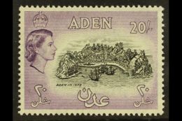 1953-63 20s Black & Deep Lilac, SG 72, NHM, Fresh For More Images, Please Visit... - Aden (1854-1963)