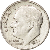 Monnaie, États-Unis, Roosevelt Dime, Dime, 1964, U.S. Mint, Philadelphie, SUP - 1946-...: Roosevelt