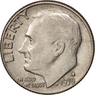 Monnaie, États-Unis, Roosevelt Dime, Dime, 1979, U.S. Mint, Denver, SUP - 1946-...: Roosevelt