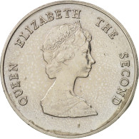 Monnaie, Etats Des Caraibes Orientales, Elizabeth II, 25 Cents, 1981, SUP - Caraïbes Orientales (Etats Des)