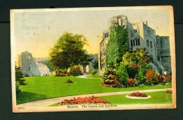 ENGLAND  -  Newark  Castle And Gardens  Used Vintage Postcard As Scans  (right Side Vertical Crease) - Other & Unclassified