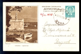 Illustrated Stationery - Image Crikvenica / Stationery Circulated, 2 Scans - Autres & Non Classés