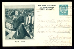 Illustrated Stationery - Image Zagreb / Stationery Circulated, 2 Scans - Other & Unclassified