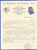 PORTUGAL, 1959 - ALMEIDA & VIANA, LISBOA - CONTRATO DE ALUGUER DE CAIXA REGISTADORA - Portugal