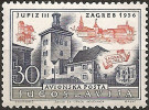 YUGOSLAVIA 1956 Air Philatelic Exhibition JUFIZ III Zagreb MNH - Ongebruikt