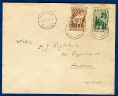 Finlande - Enveloppe De Grankulla Pour La Hollande En 1953    Voir 2 Scans   Réf. 962 - Cartas & Documentos