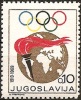 YUGOSLAVIA 1969 Olympic Committee Surcharge MNH - Ongebruikt